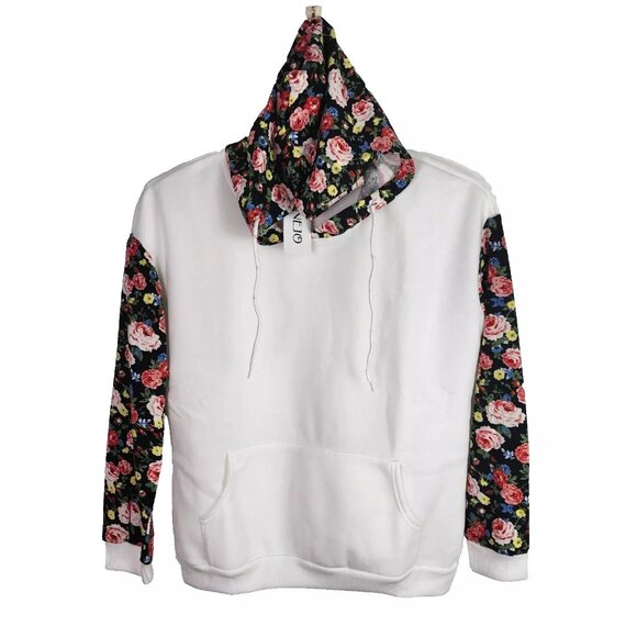 Finejo Women Hoodie Long Sleeves Polyester Pullover Light Weight Pockets XL - Picture 2 of 7